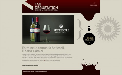 Advertising Settesoli: Tag Degustation