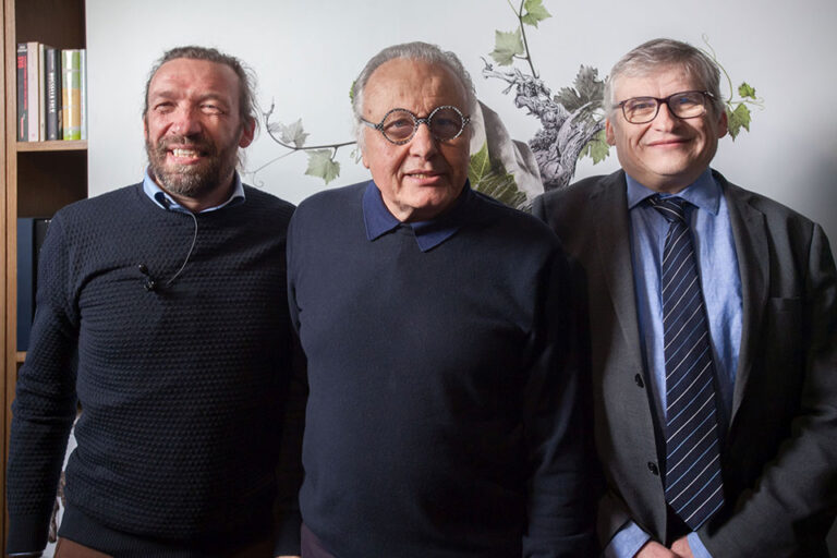 Giovanni Bigot, Angelo Gaja e Stefano Poni