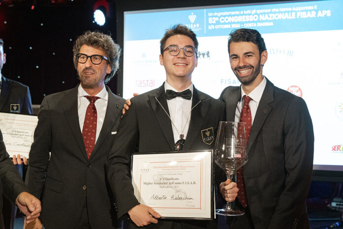 Alberto Rabachin è il Miglior Sommelier di FISAR 2024