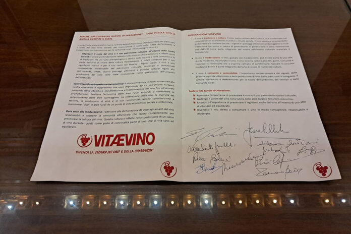 Dichiarazione VITÆVINO