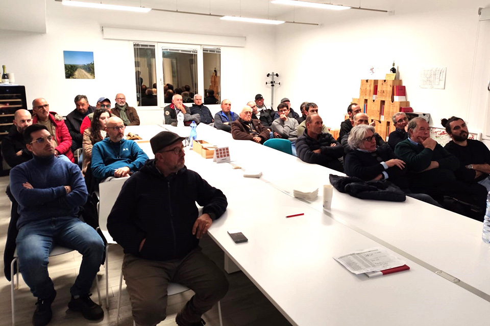 corso di formazione presso la cantina colomba bianca